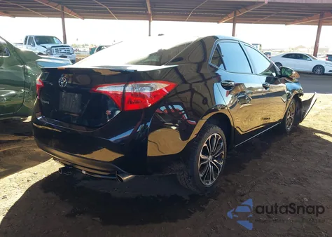 2016 Toyota Corolla S Premium из США, поврежденный, VIN 5YFBURHE3GP512806